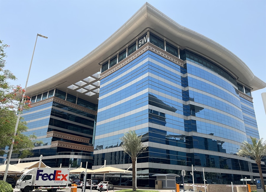 GALC FZE offices at building 5W, Dubai Airport Freezone